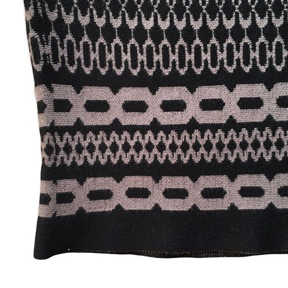 🆕Max Studio Knit Black Midi Skirt - Picture 5 of 7